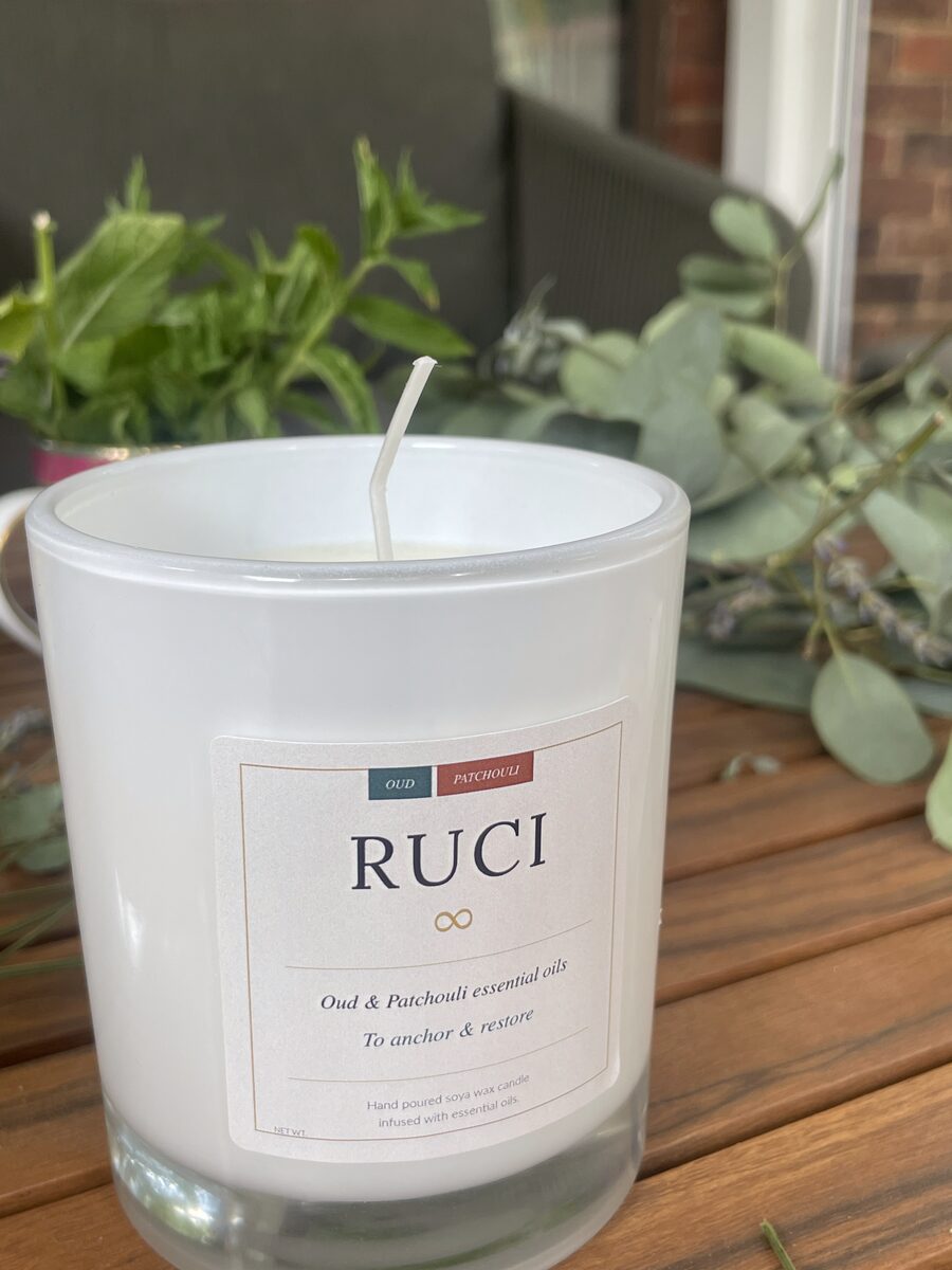 Oud & Patchouli candle